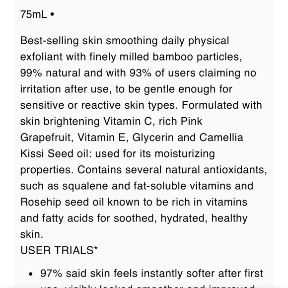 NIB | Grown Alchemist | Polishing Facial Exfoliant | Glucomannan Extract - Picture 5 of 11